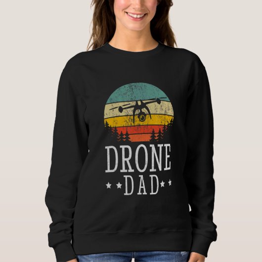 Dronepiloot vliegt drone vader vaders dag drone  trui (Voorkant)