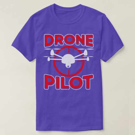Drones Drone Piloot Drone Liefhebbers Rc Quadcopte T-shirt (Design voorkant)