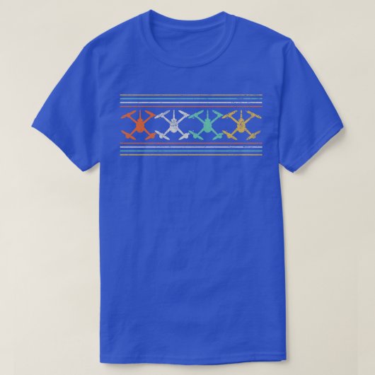 Drones Quadcopter Drone Racing T-shirt (Design voorkant)