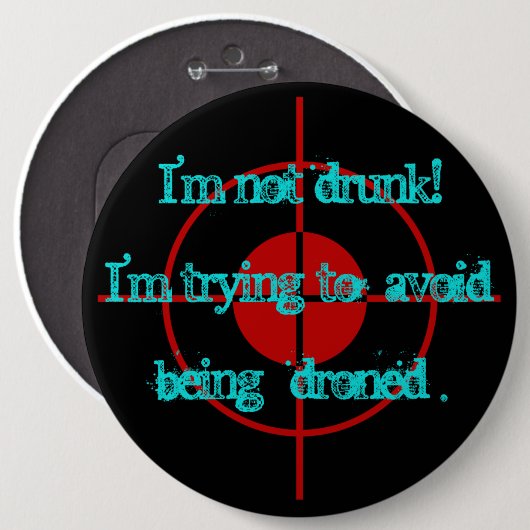 drones ronde button 6,0 cm (Voorkant /achterkant)