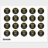 Drones rones Quadcopter Ronde Sticker (Vel)