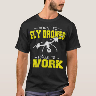 Drong-piloot-multirotorquadcopter, bestemd om te v t-shirt