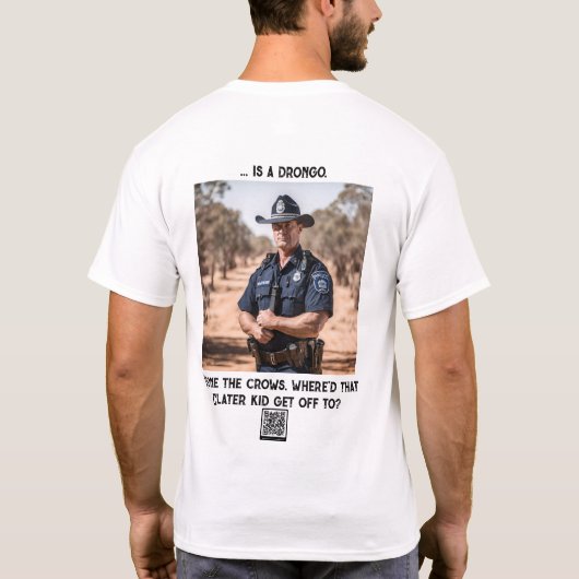 Drongo Line T-shirt (Achterkant)