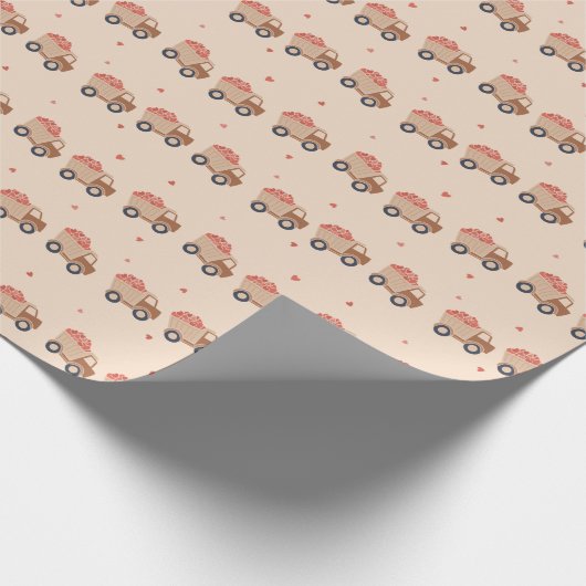 Dronkelwagens met ontwerp van hartbelasting cadeaupapier (Hoek)