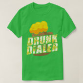 Dronken beller Funny Alcohol Drinken ontwerp T-shirt (Design voorkant)