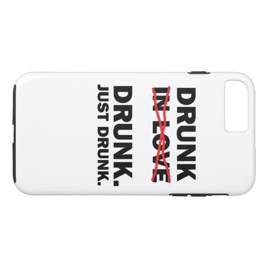 Dronken Case-Mate iPhone Case (Achterkant (Horizontaal))