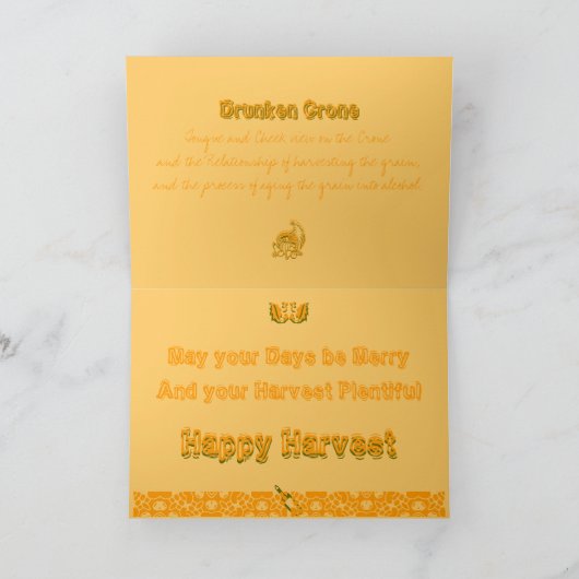 dronken crone kaart (Binnen)