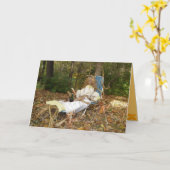 dronken crone kaart (Gele Bloem)