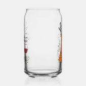 Dronken en helder rendier blikvorm glas (Links)