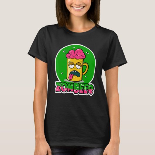Dronken Halloween Voor Vrouwen T-shirt (Voorkant)
