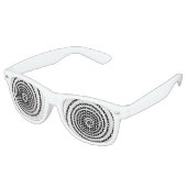 Dronken Hypnotische Ogen Retro Zonnebril (Gekanteld)