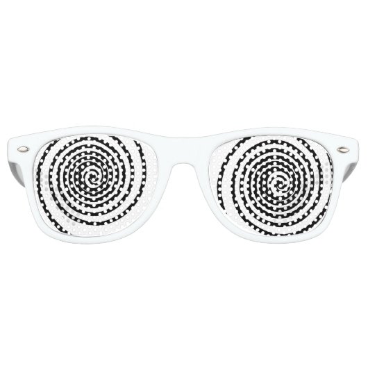 Dronken Hypnotische Ogen Retro Zonnebril (Voorkant)