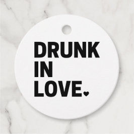 Dronken in Love Bedankjes Labels