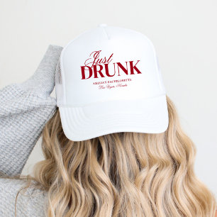 Dronken in Love Cocktails Bachelorette Weekend Trucker Pet