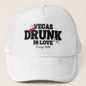 Dronken in Love Vegas Meisjesuitje Trucker Pet (Voorkant)