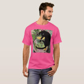 Dronken kat Dunk retro T-shirt (Voorkant volledig)