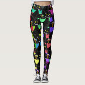 Dronken Katten Leggings (Voorkant)