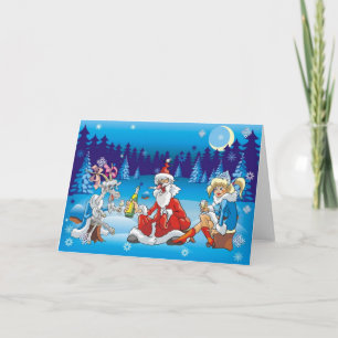 dronken kerstman lelijke kerst