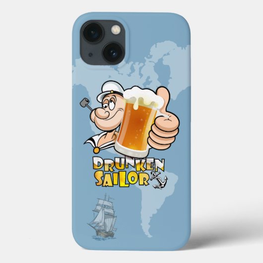 dronken matroos | Case-Mate iPhone case (Achterkant)