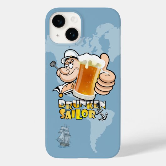 dronken matroos | Case-Mate iPhone case (Achterkant)