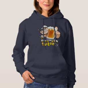 dronken matroos   Hoodie voor dames
