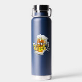 dronken matroos | thermisch geïsoleerd koper waterfles (Achterkant)