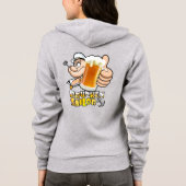 dronken matroos | Vrouwen Full-zip Hoodie (Achterkant)