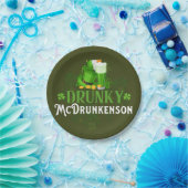 Dronken McDrankerson St. Patrick's Dag Papieren Bordje (Feest)