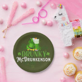 Dronken McDrankerson St. Patrick's Dag Papieren Bordje (Feest)