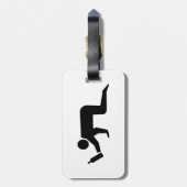 Dronken Mensen Bagagelabel (Achterkant verticaal)