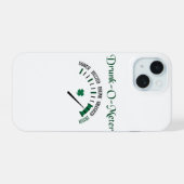 Dronken Meter iPhone 15 Case (Achterkant horizontaal)