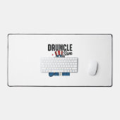 Dronken Oom Sam Grappige Patriottische Bier Vector Bureaumat (Keyboard & Muis)