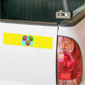 Dronken papegaaien bumpersticker (Op Truck)