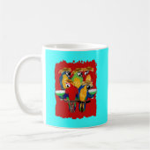 Dronken Papegaaien Koffiemok (Links)
