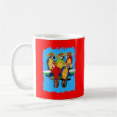 Dronken Papegaaien Koffiemok (Links)