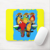 Dronken Papegaaien Muismat (Met muis)