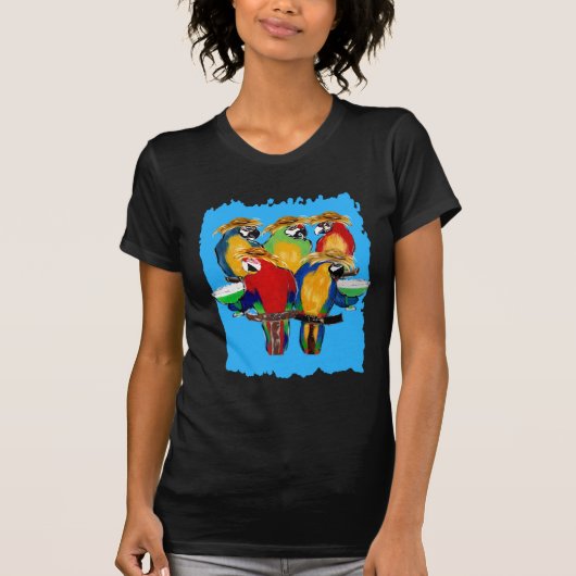 Dronken Papegaaien T-shirt (Voorkant)