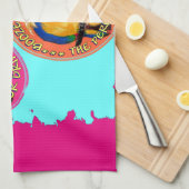 Dronken papegaaien theedoek (Quarter Fold)