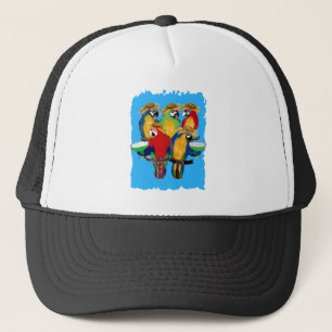 Dronken Papegaaien Trucker Pet