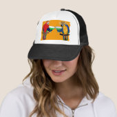 Dronken Papegaaien Trucker Pet (In situ)