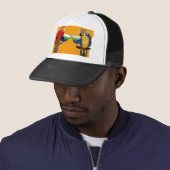 Dronken Papegaaien Trucker Pet (In situ)