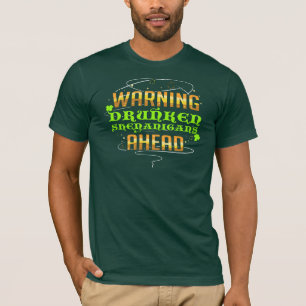 Dronken Shenanigans op weg naar grappige St Patric T-shirt