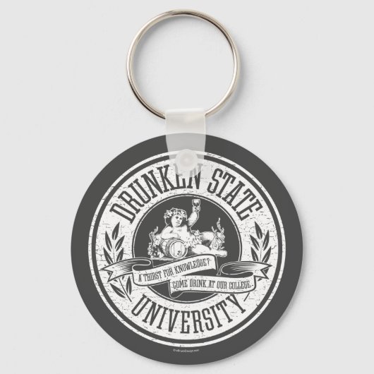 Dronken Staat Universiteit Sleutelhanger (Voorkant)