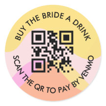 Dronken & Stoere Meisje-uitstap QR/Venmo Sticker