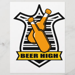 dronken van bier flyer