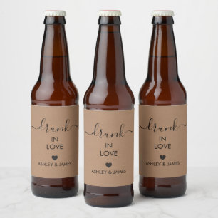 Dronken van de Liefde, Trouwdrank, Alcohol,  Bier Etiket