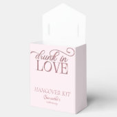 Dronken van Liefde Champagnetoren Roze Bachelorett Bedankdoosjes (Geopend)