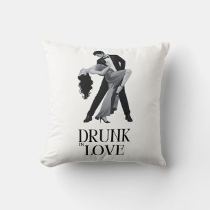 Dronken van Liefde Design Dansend Koppel Bruid Kussen
