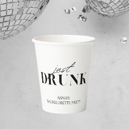 Dronken van liefde | Gewoon dronken vrijgezellenfe Papieren Bekers