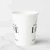 Dronken van Liefde vrijgezellenfeest Papieren Bekers (Rechts)